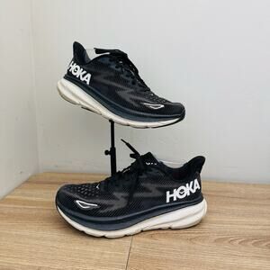 Hoka Clifton 9 Black Sneakers Men’s Size 9